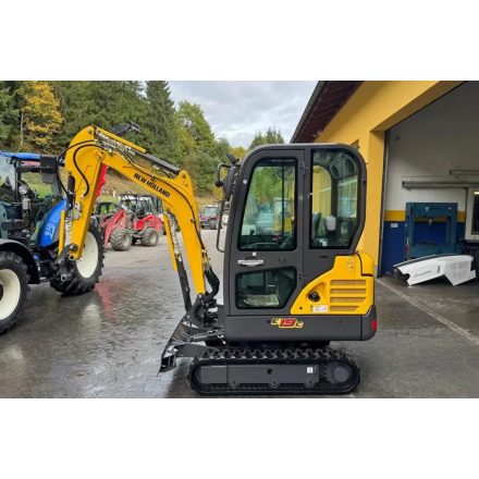 New Holland E19 C minikotró (+Forgató adapter+Kanál) 1/80