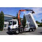 ELADVA! Mercedes-Benz Arocs 2636 6x4 (Fassi daru + 3 oldalra billenős plató) tehergépjármű 16/24