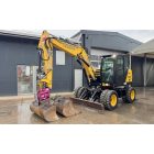 Yanmar B95W gumikerekes kotró (Powertilt!) 8/17