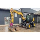 Yanmar B95W gumikerekes kotró (Powertilt!) 8/22