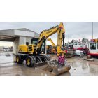 Yanmar B95W gumikerekes kotró (Powertilt!) 8/22