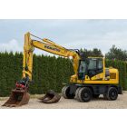 Komatsu PW160-11 gumikerekes kotró (+Rototilt!) 8/43