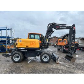 ELADVA! Terex TW110 gumikerekes kotró 8/45