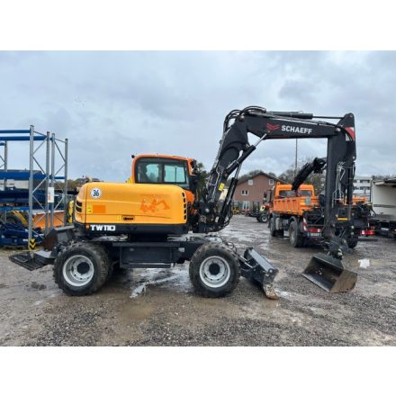 ELADVA! Terex TW110 gumikerekes kotró 8/45