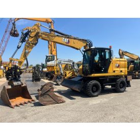   ELADVA! Caterpillar M314 gumikerekes kotró (+Rototilt! +Kanál csomag!) 8/8